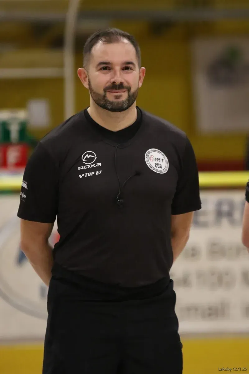 Marco Rondina, arbitro internazionale di hockey su pista